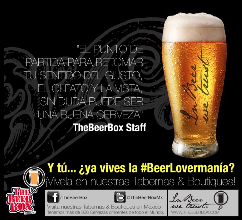 BeerBoxCondesa's tweet image. Filosofía pura que encierran nuestras Grandes Cervezas...#desrrobotízate
