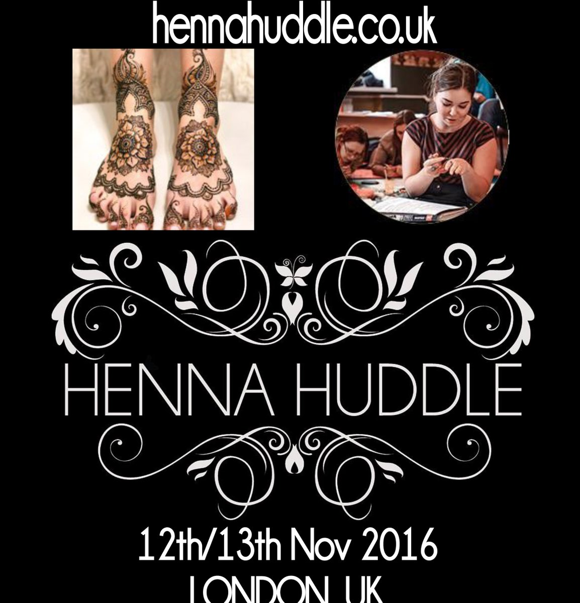 Welcome @om_henna_om Tatyana Kilinskaya! Sharing her shading skills at Henna Huddle 2016! ow.ly/ZCBmI
