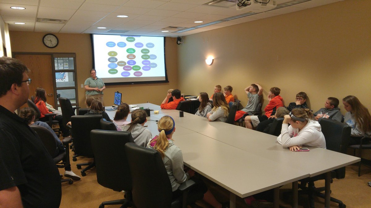 SaferSimUTC's tweet photo. We had a fun tour yesterday with 7th graders from Solon! #AmazingUTCs #SaferSim https://t.co/EFKAqZPVor
