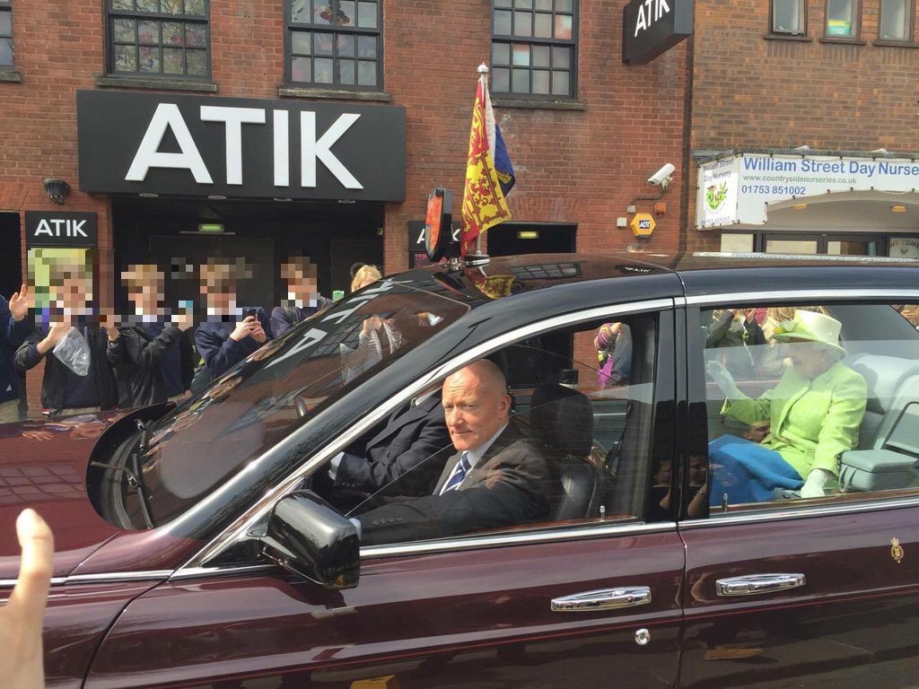 AtikWindsor's tweet image. The queen has arrived to start her birthday celebrations at ATIK!