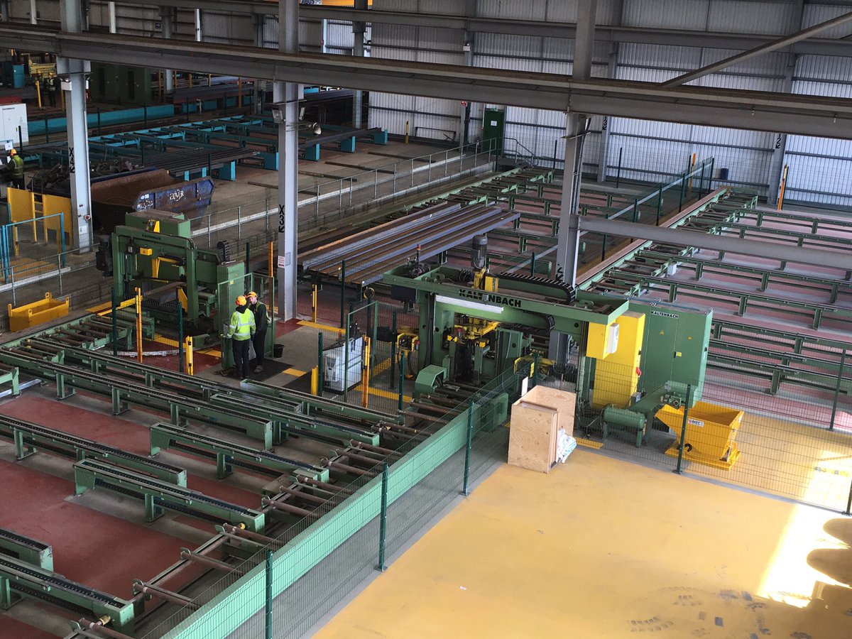 LtdSteel's tweet photo. SD3 - fully commissioned and processing for order - we can now drill all cat c sections.... #no3 https://t.co/4JRW15NTto