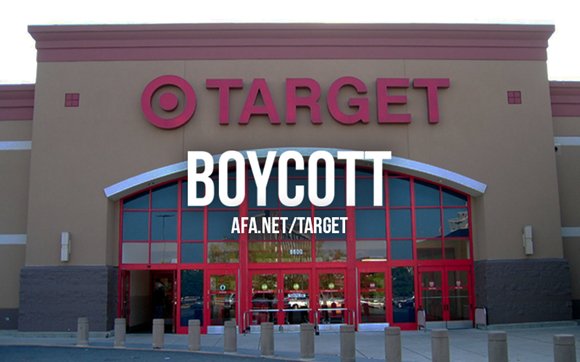 AmericanFamAssc's tweet image. We are announcing boycott of @Target due to their dangerous bathroom policy. ow.ly/4mWxS1 #BoycottTarget