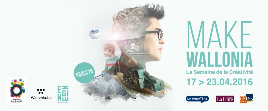 TVLux's tweet photo. La semaine de la Créativité #sdlc16 à l'honneur #JTtvlux 18h #makewallonia @creativewal @Fourneausaintmi https://t.co/2wdMP1lE7F