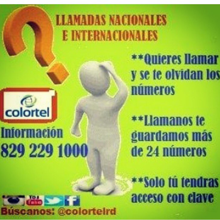 ColorVisionC9's tweet photo. @colortelrd #llamadasnacionales #agendamos tus números internacionales #facil y rapido de usar #llamanos https://t.co/LS71nj1E7W