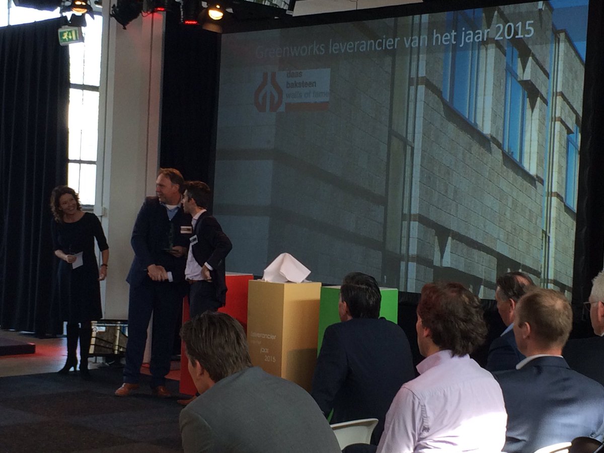 #daasbaksteen, winnaar Greenworks award 2015. Gefeliciteerd!