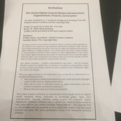 pj4meta's tweet photo. Good morning, Good morning. Godfrey and Caroline explain plumbing for rights. 08:00 Room B @WIPO #digicontent2016 https://t.co/xmaZidgTRe