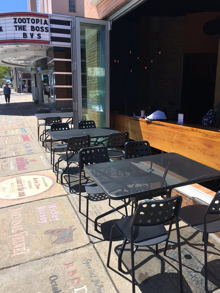 Tables outside- more to come! #senator theatre