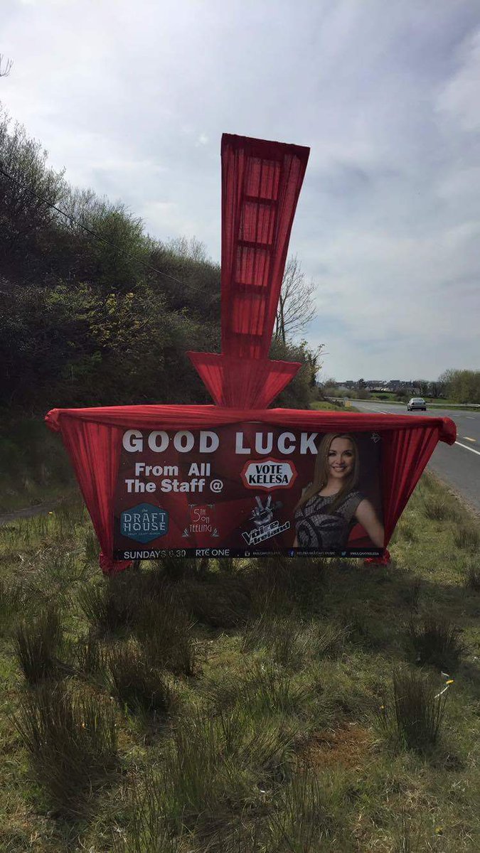 Massive thanks to <a href="/vincent0369/">Louis Ngai</a> for glitzing up the road signs! <a href="/RTETheVoice/">rtethevoice</a> <a href="/KianEganWL/">Kian Egan</a>