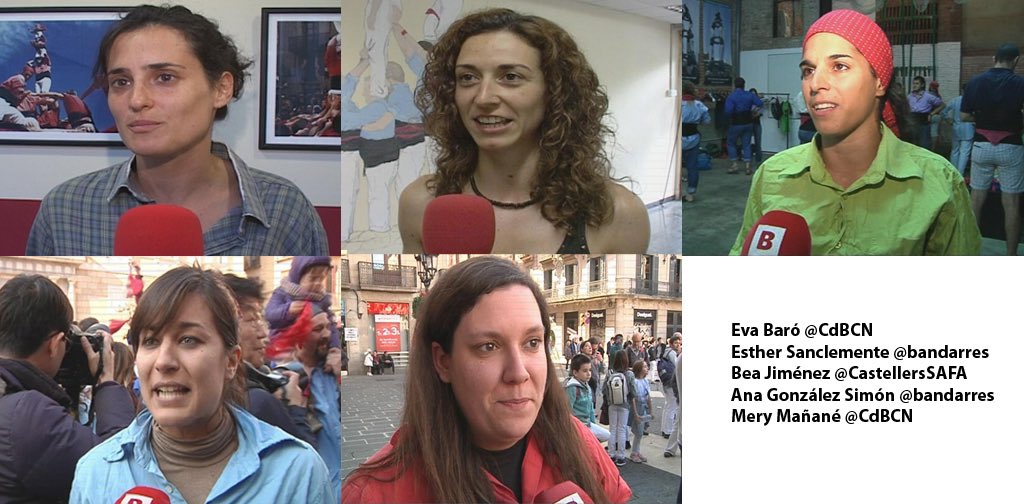 femcastells's tweet photo. Avui hem resolt la pregunta de la setmana. Aquí teniu totes les dones cap de colla de les formacions de la ciutat! https://t.co/lUoO3oKwB4