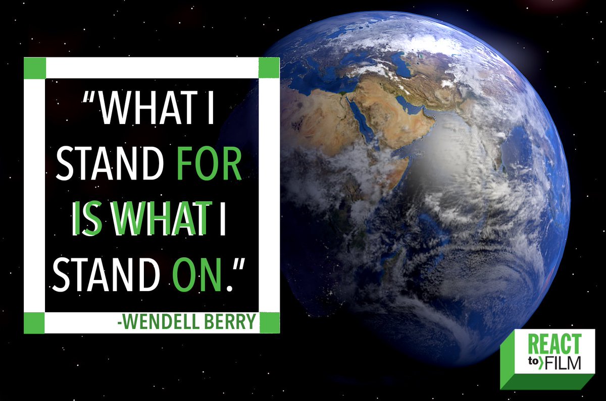 REACTtoFILM's tweet photo. Reduce, Reuse, Recycle! With #EarthDay just a day away, REACT to FILM calls on you to preserve the Earth! https://t.co/pL2qAg0PUf