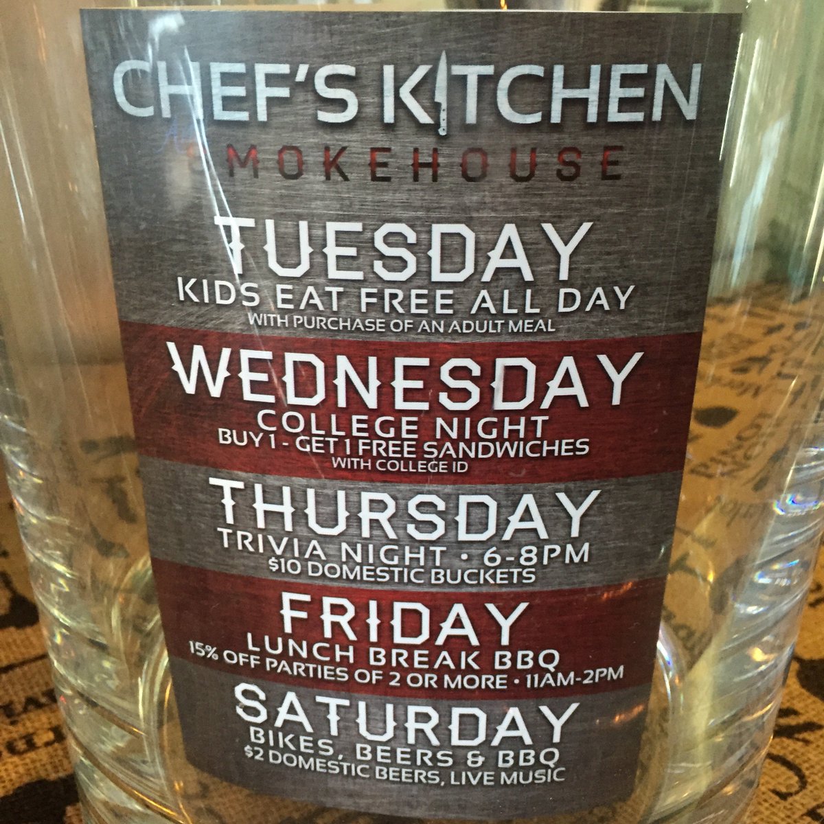 cksmokehouse's tweet photo. TRIVIA Night! Join us tonight from 6-8PM :) Domestic &amp; Craft Beer Bucket Specials! #Chefskitchensmokehouse https://t.co/CkjXKvVcpd