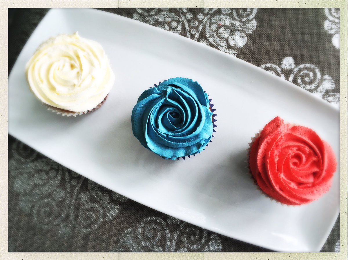 Did you celebrate the #QueensBirthday today? We did #baking then eating these cute Victoria sponge #cakes