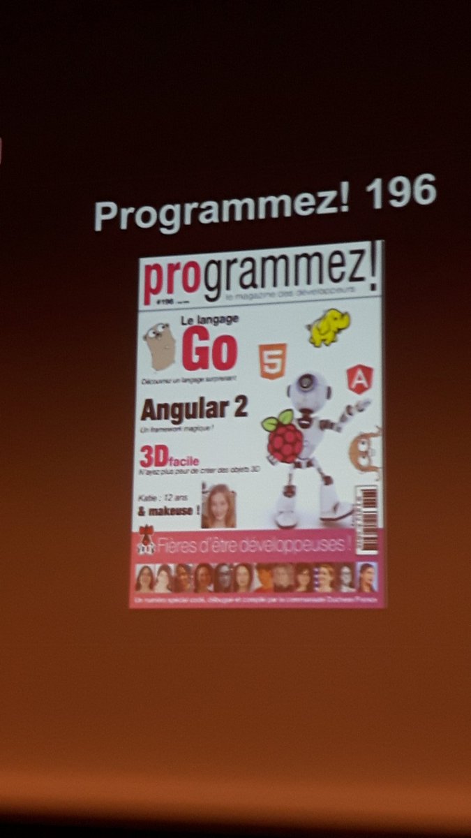 eigidi's tweet image. Le prochain numéro de #programmez réalisé intégralement par les @duchessfr @DevoxxFR