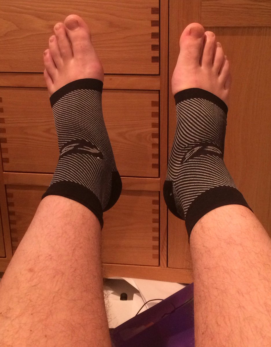 Testing out some new compression gear <a href="/orthosleeveUK/">Orthosleeve® UK</a> <a href="/OS1stUK/">OS1st®</a> - first impression - really comfy fit 👍👍 <a href="/Seth0Neill/">Achilles Tendons</a>