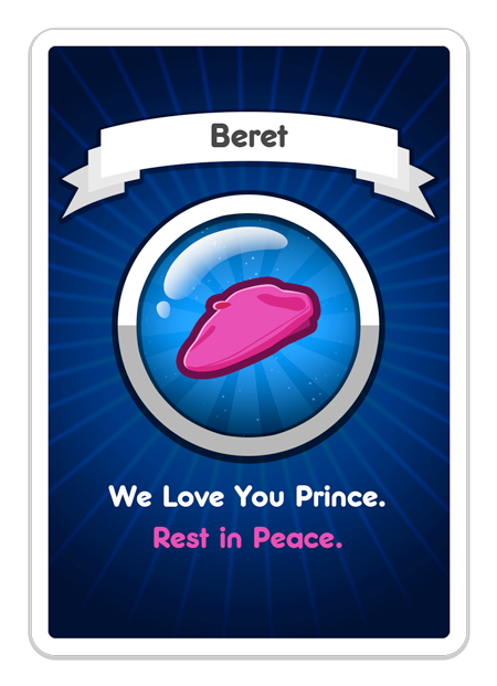 NoodlecakeGames's tweet photo. In honor of Prince we decided to change the Beret in Super Stickman Golf 3 from black to raspberry. #RIPPrince https://t.co/4gepCsZKl2