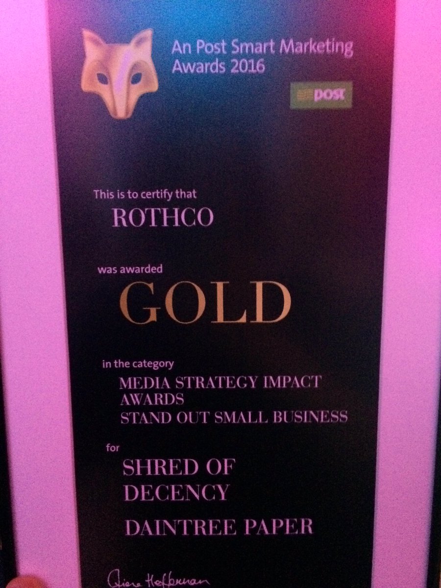 emerology's tweet photo. Another #SMA16 fox for @Rothco #shredofdecency for standout small business https://t.co/q7xvihZSTV