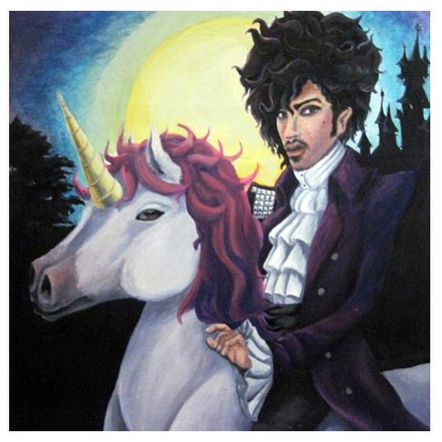 proxxyapp's tweet photo. Not every #Prince shows up on a white horse. #RIPPrince #UNICORN #LOVE #GONETOOSOON https://t.co/SPUu76cV9N