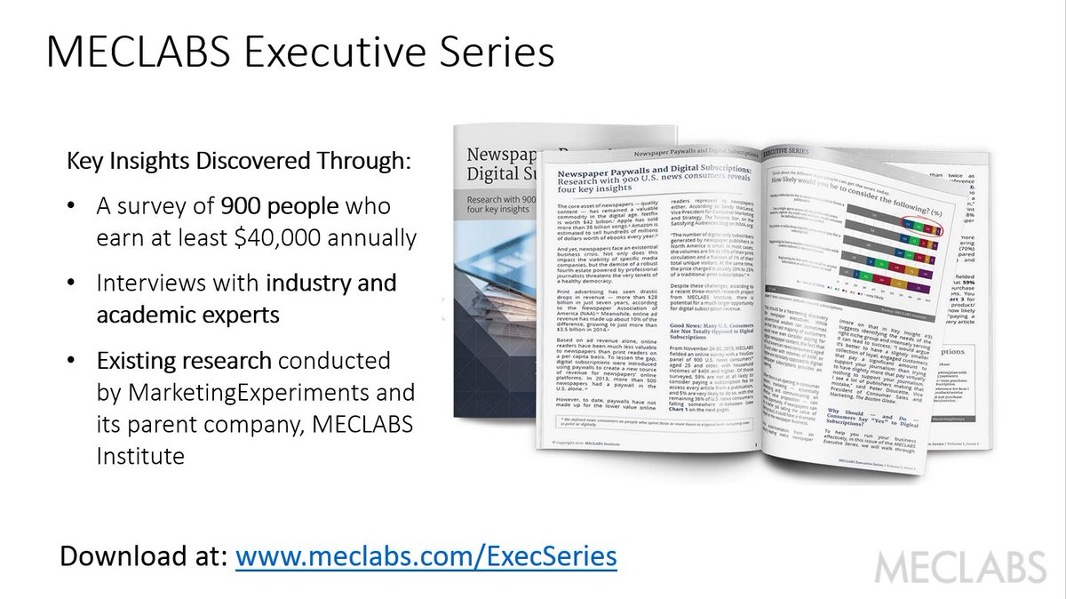 MECLABS's tweet photo. Interested in learning more about the Exec Series? Download the publication here: https://t.co/gp3lHGMBUL #LiveOpt https://t.co/qwKP0mC4Pb