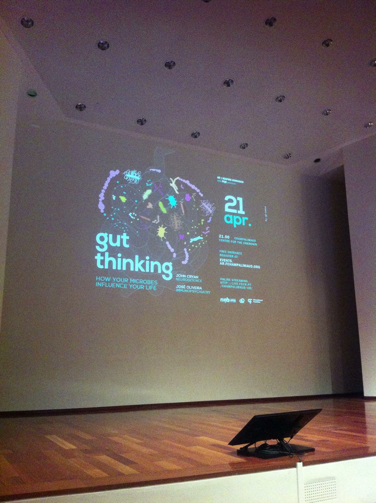 Gut thinking... Champalimaud center... It's starting..