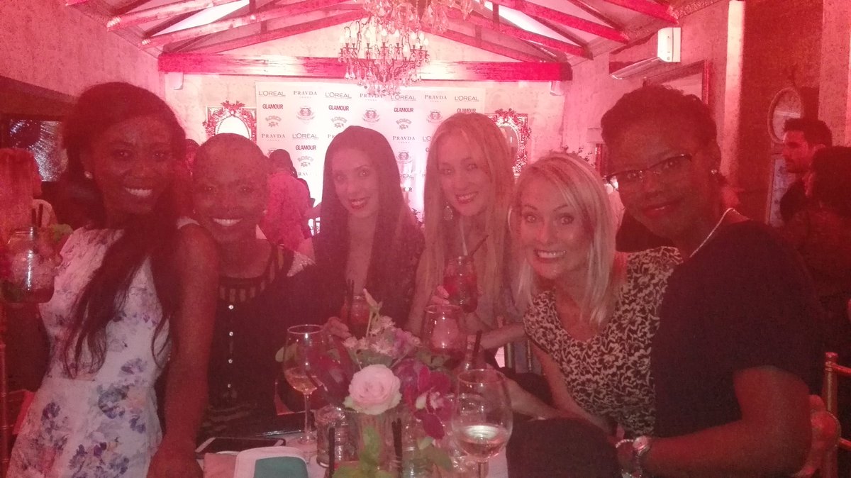 The glam @LOreal_RSA competition winners enjoying <a href="/pravdavodkaSA/">Pravda Vodka SA</a> cocktails