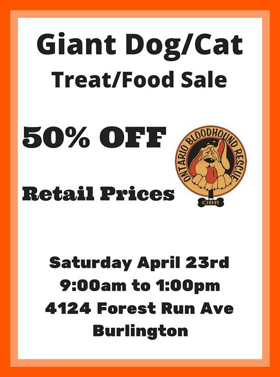 If you are in the #burlington or #Hamilton area come out and buy some cat or dog food/treats. Proceeds support us