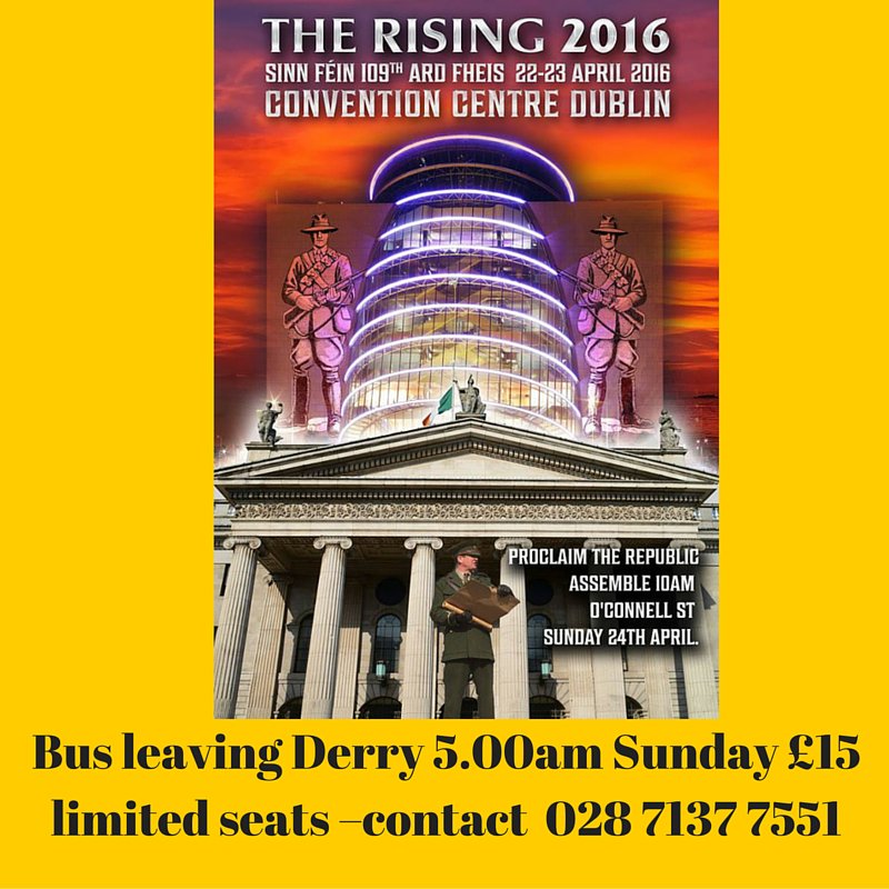 DerrySinnFein's tweet photo. #jointherising2016 https://t.co/ZcUG8dqTxH