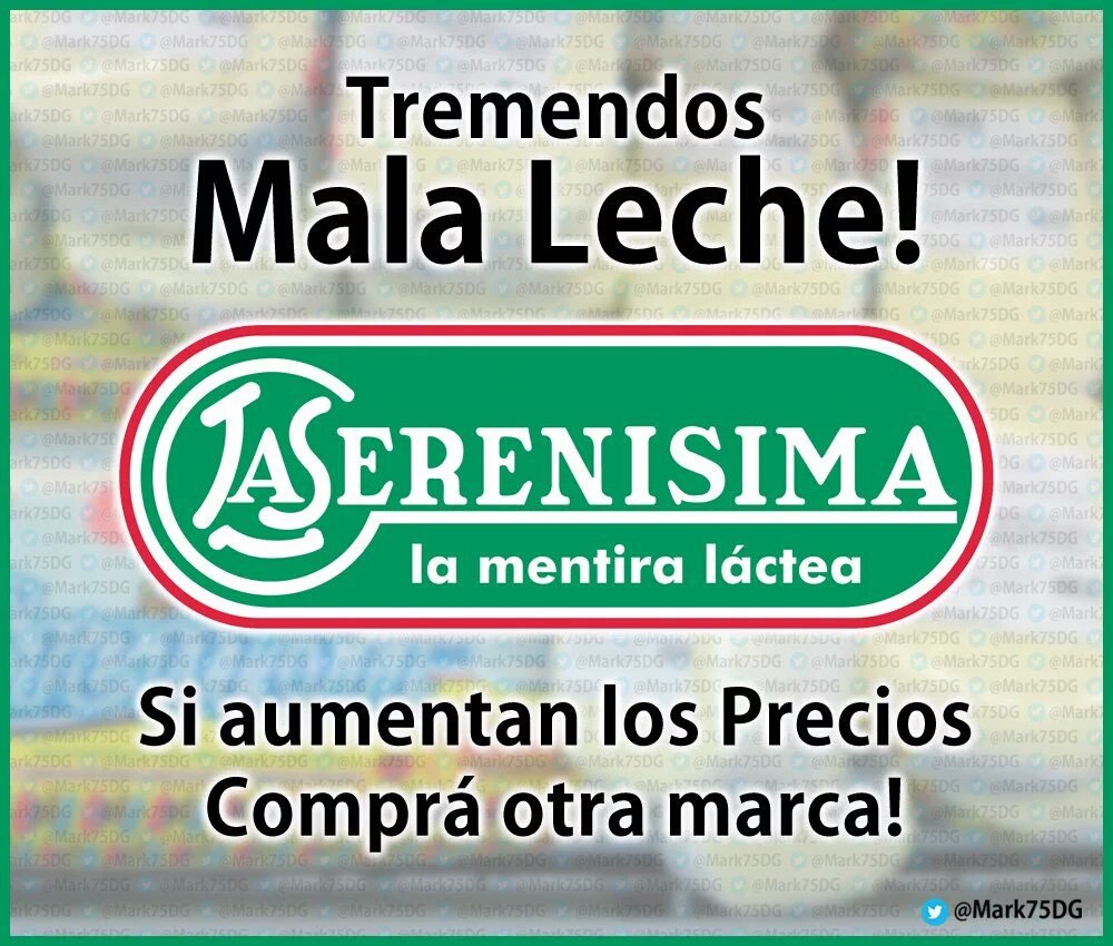 Fernandez_Diego's tweet photo. #NoCompresArcor #NoCompresLaSerenisima RT RT!! https://t.co/hR0CCI7nhJ
