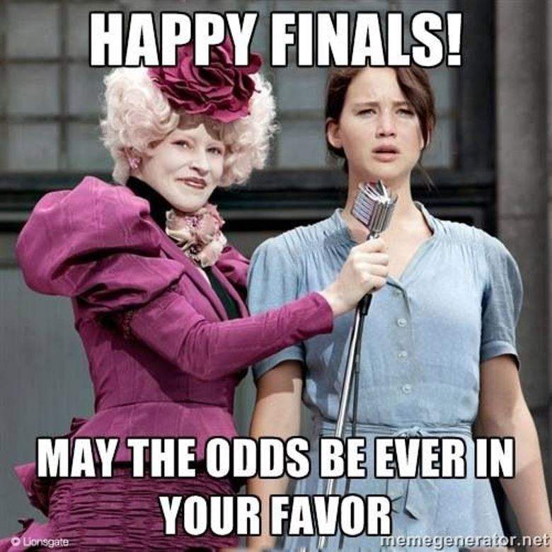 We wish you all a productive weekend studying for finals!