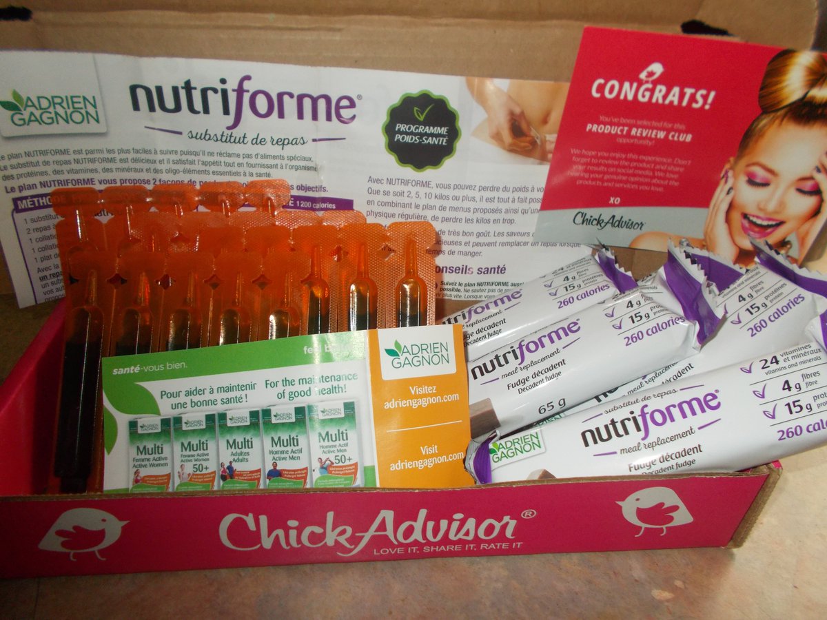 Chrissyann12345's tweet photo. Get A Great Start TY  #Chickadvisor &amp; #AdrienGagnon #SuperEnergex &amp; #Nutriforme Fudge Meal Replacement Bars https://t.co/S25aQSWHHA