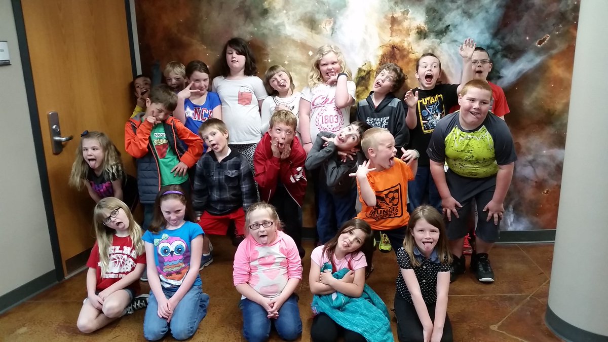 MrsRidge2nd's tweet photo. And of course we had to be silly #secondgrade #planetarium #ballstate https://t.co/N5ksQVFSHD
