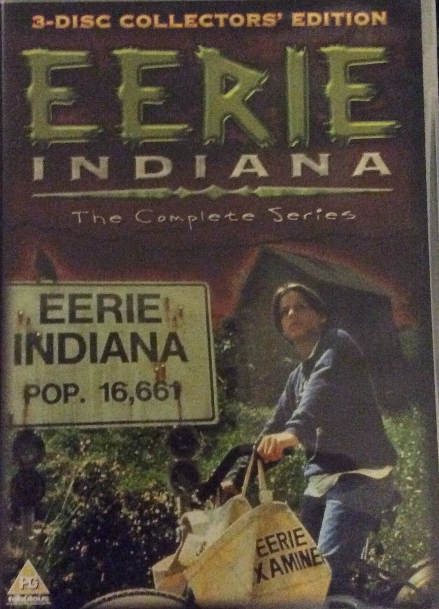 al4wfc's tweet photo. Watching a couple of episodes of gr8 series #EerieIndiana  , Gr8 Cast incl #OmriKatz @justinshenkarow #JulieCondra 😊 https://t.co/ojShVnUgP5