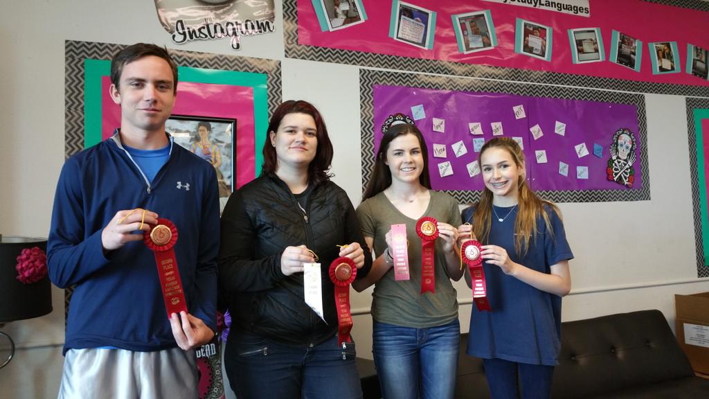 HolaChurchLady's tweet photo. Check out our Regional Spanish competition winners! @ShekinahToday @ShekinahNews #DestinyDeVille https://t.co/JaSJTsev3D