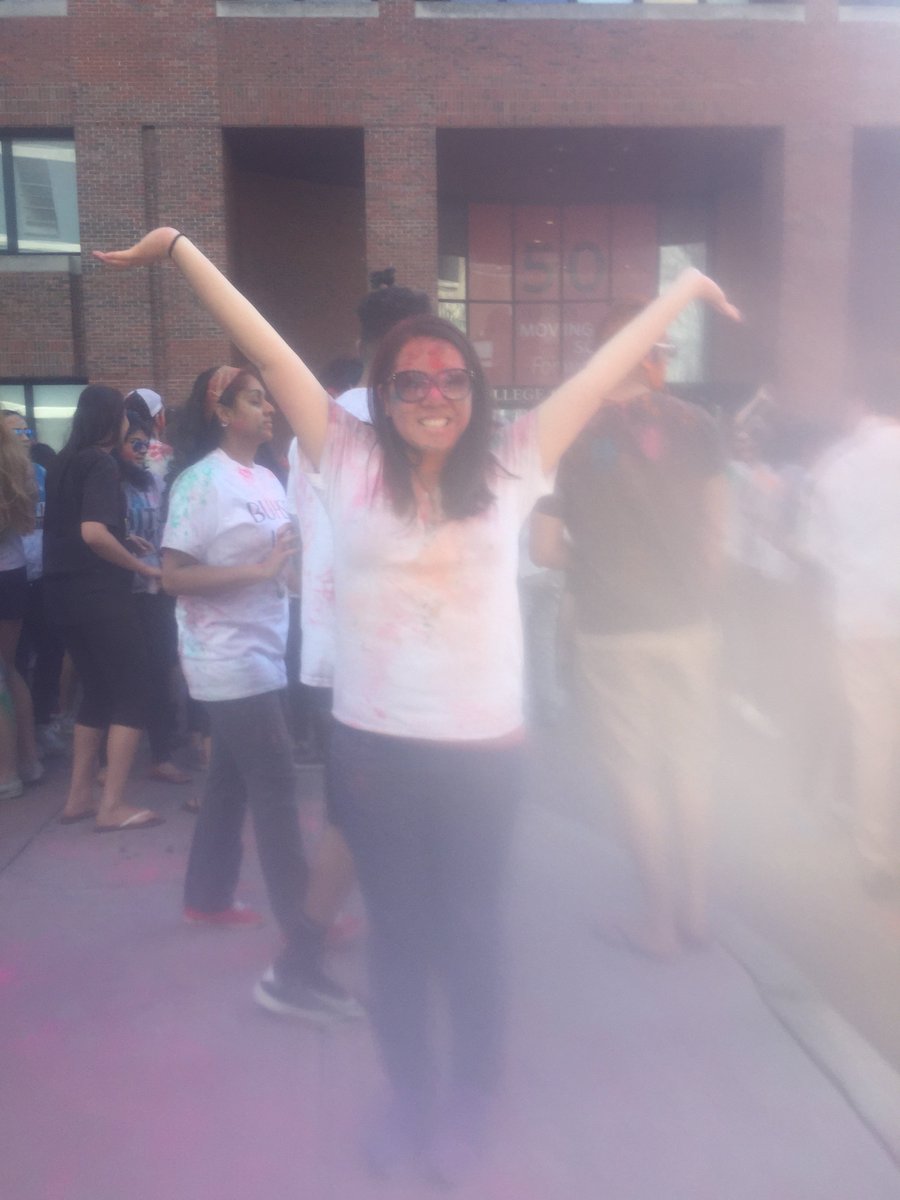 biodamonster's tweet photo. Boston exposed me to so many different cultures and experiences. Like #Holi #WhyILoveBoston https://t.co/MQyNRMAPrl