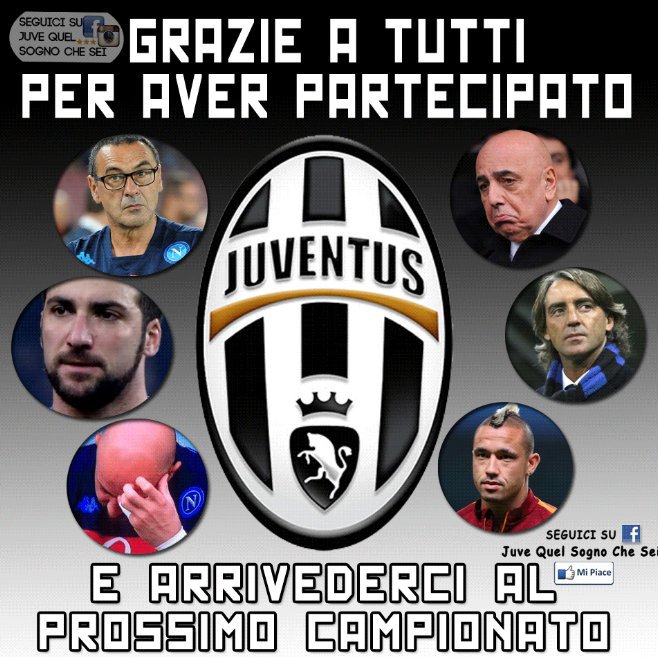 AlessandroOrie1's tweet photo. L'anno prossimo facciamo solo il girone di ritorno
#FinoAllaFine
#SalutateLaCapolista
Ciao...#Sarri#Higuain#Reina https://t.co/Q5RCsA9lgg