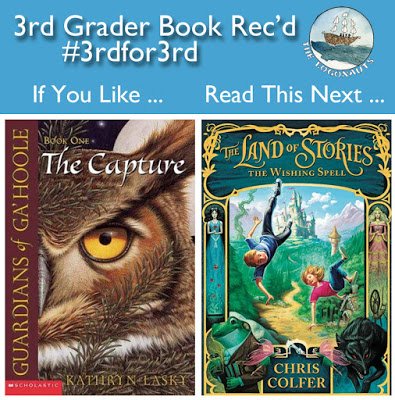 KidLogonauts's tweet photo. If you like Guardians of Ga'Hoole try The Land of Stories! #3rdfor3rd https://t.co/opn17LIvR9 https://t.co/pskeYRibVZ