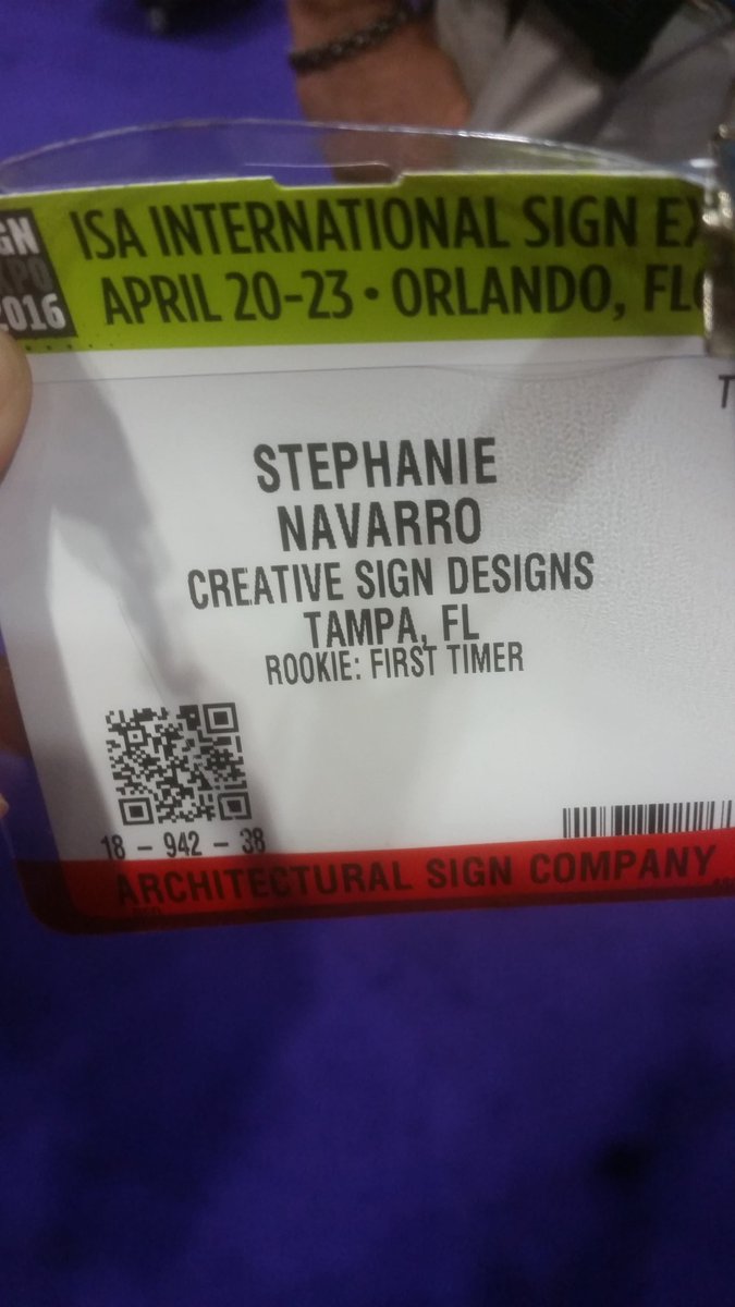 StephJNavarro's tweet photo. Spending the day at the @isasignexpo with  @creative_signs https://t.co/xR67f8kEsW
