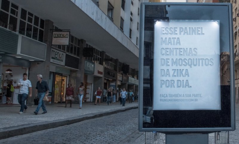 dtm_tweets's tweet photo. Clever mosquito-trapping billboard. Downside: parking a big bug-magnet near people #zikahack https://t.co/JypjMqgMyS https://t.co/4VdCvaOAZa
