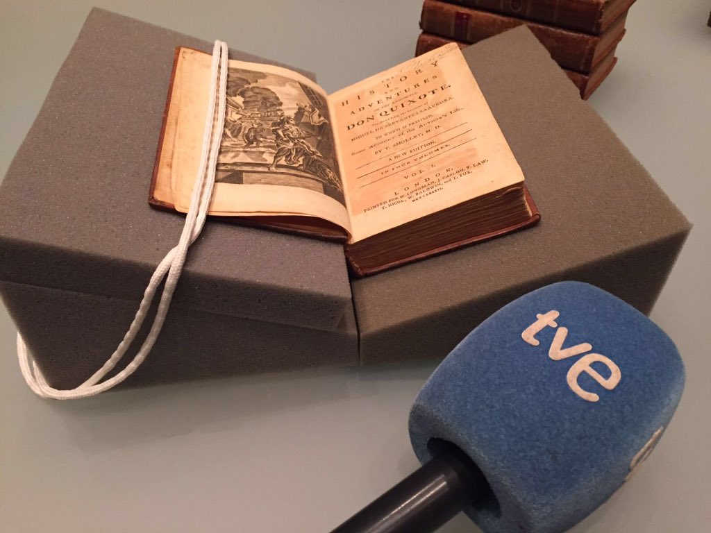 cfranganillo's tweet photo. El Quijote que George Washington compró en 1787, el mismo día que firmó la Constitución EEUU @400Cervantes https://t.co/x5YYHcwImg