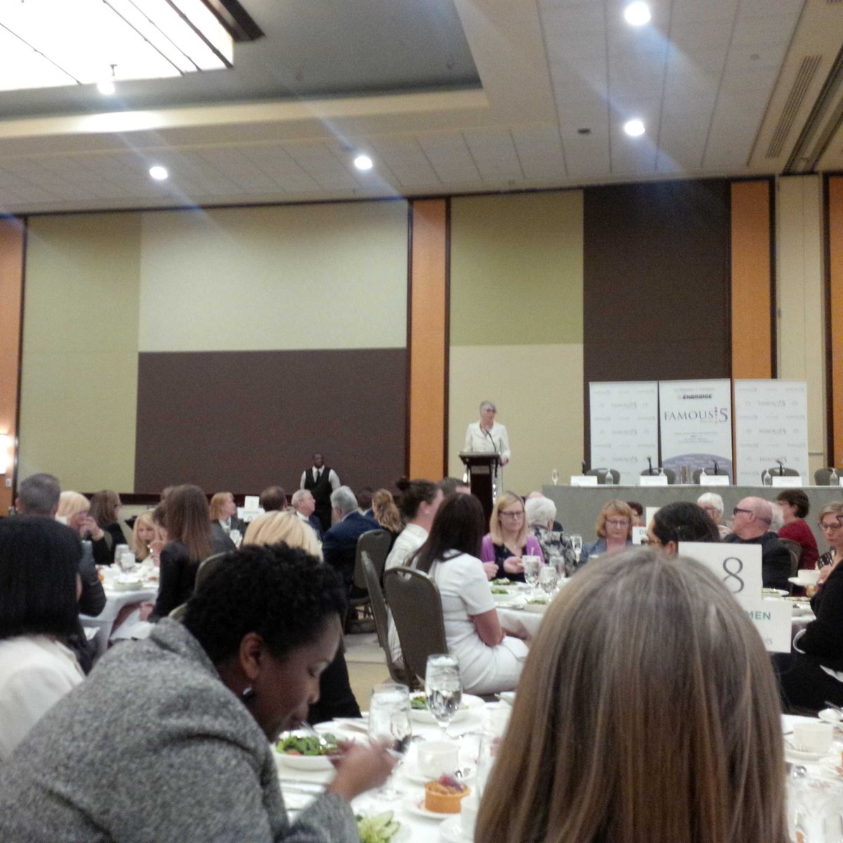 RLangCANADA's tweet photo. Inequality is real says @PattyHajdu at @Famous5Ottawa #PersonsCaseAward luncheon. @EqualVoiceCA https://t.co/LU0cqLCBCf