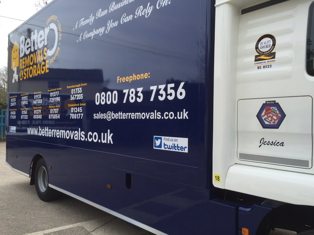 betterremovals's tweet image. New national guild badge on our lorry  Jessica, #BetterRemovals #NGRS #NationalGuildofRemovers 0800 7837356