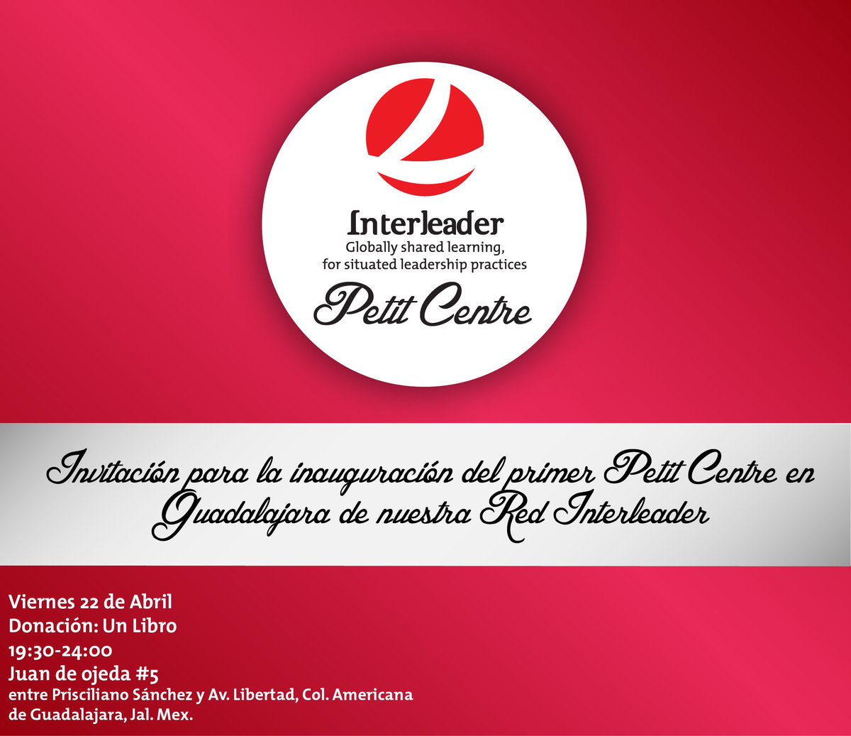 miguelangelphd's tweet photo. Abril 22 apertura del @LiderazgoEducar Petit Centre, Gracias equipo y educadores que han confiado #Interleader https://t.co/keC62HzZX0
