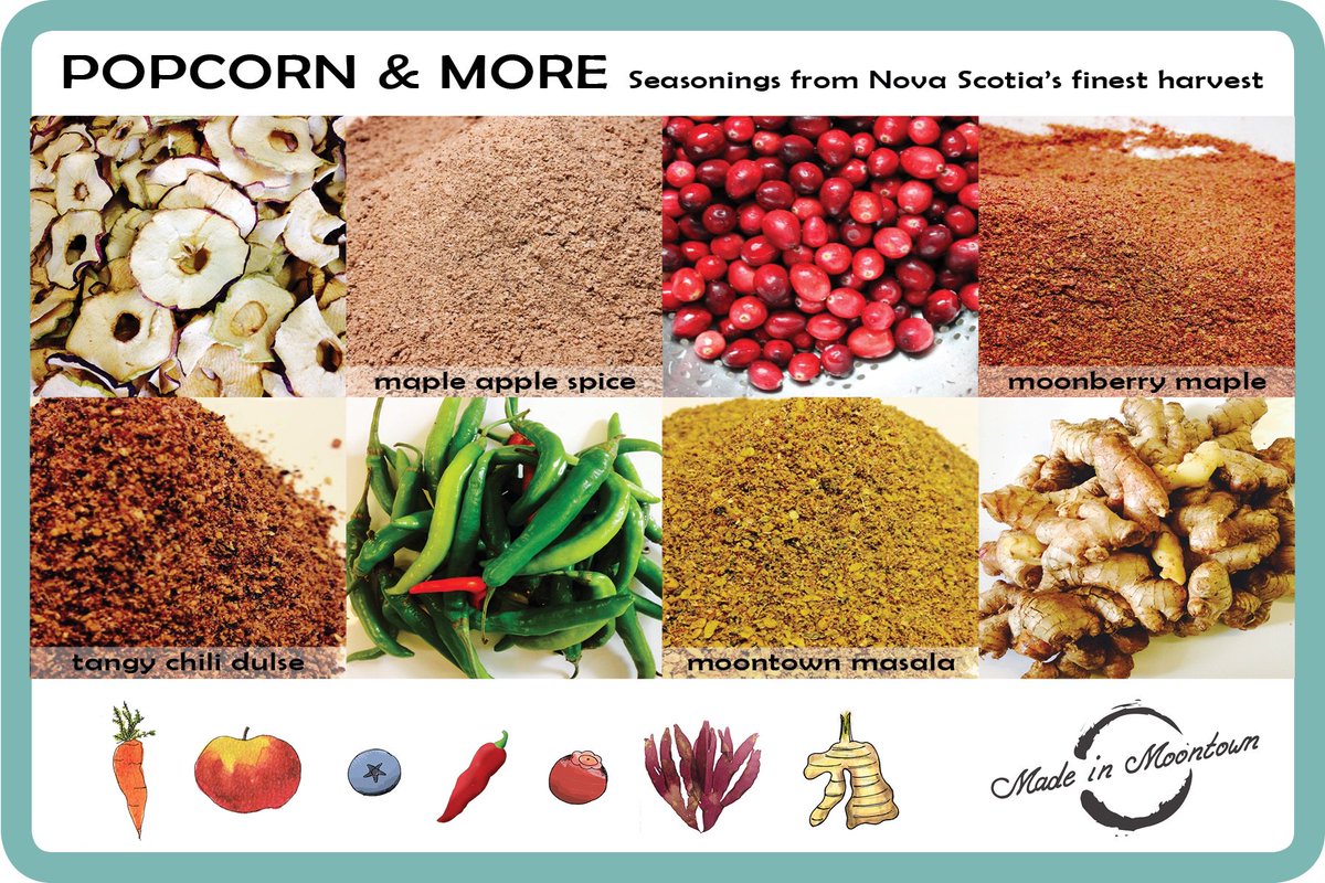 madeinmoontown's tweet photo. Popcorn at its best! @saltscapes pavilion 5 this Sunday with @selectNS @MarketFreshNS #local food you want more of. https://t.co/jDHZAzIwKC