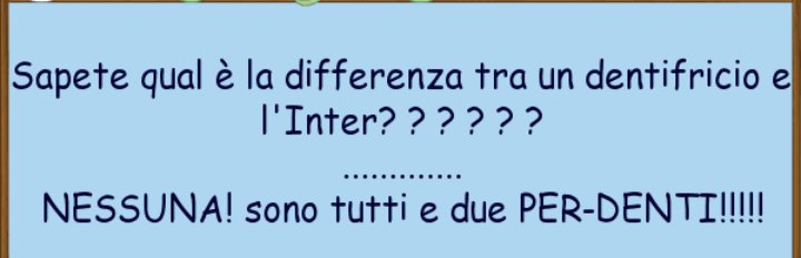 AlessandroOrie1's tweet photo. #taleINTERtaleDENTIFRICIO
#PerdentiDiMerda @MDGInterMilan https://t.co/CD6fYyN4aL