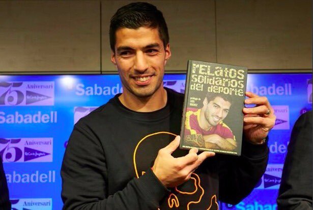 LuisSuarez9's tweet photo. Este 2016 vamos a trabajar con @RelatsSolidaris para acabar con
la enfermedad rara de la PKU. Comprad el libro!! https://t.co/8bHGG9caEr