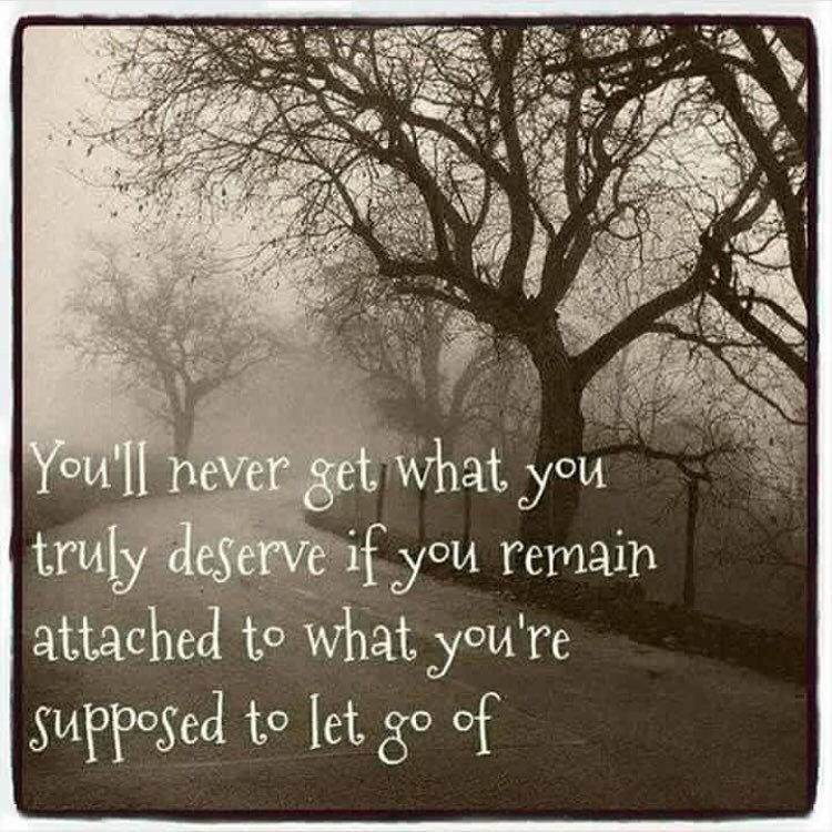 Stay clear for what lies ahead in life. Even if it hurts to let it go; a job, a person, even a habit. #takeitandgo