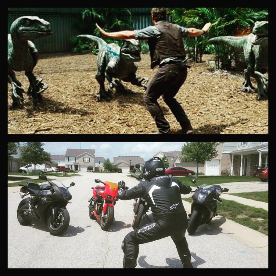 castrolbiking's tweet photo. Close enough, No? #BikerThings https://t.co/ASElboZHeo