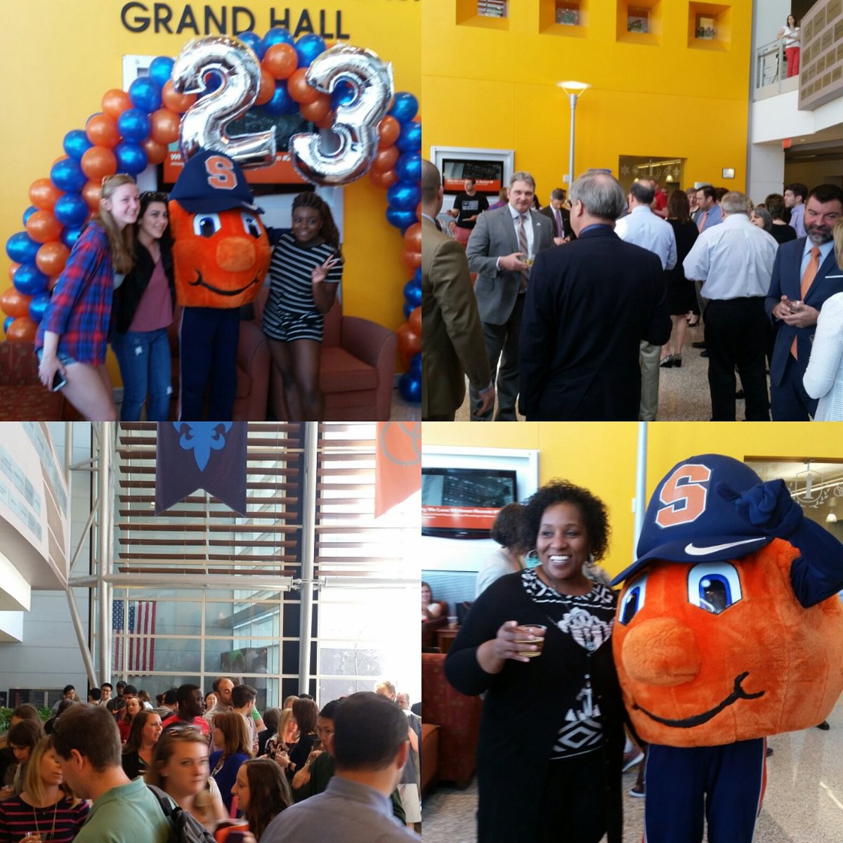 WhitmanatSU's tweet photo. Celebrating our #23 undergrad program ranking with the people who made it possible, our students, faculty &amp; staff. https://t.co/vZlj5OoTxX