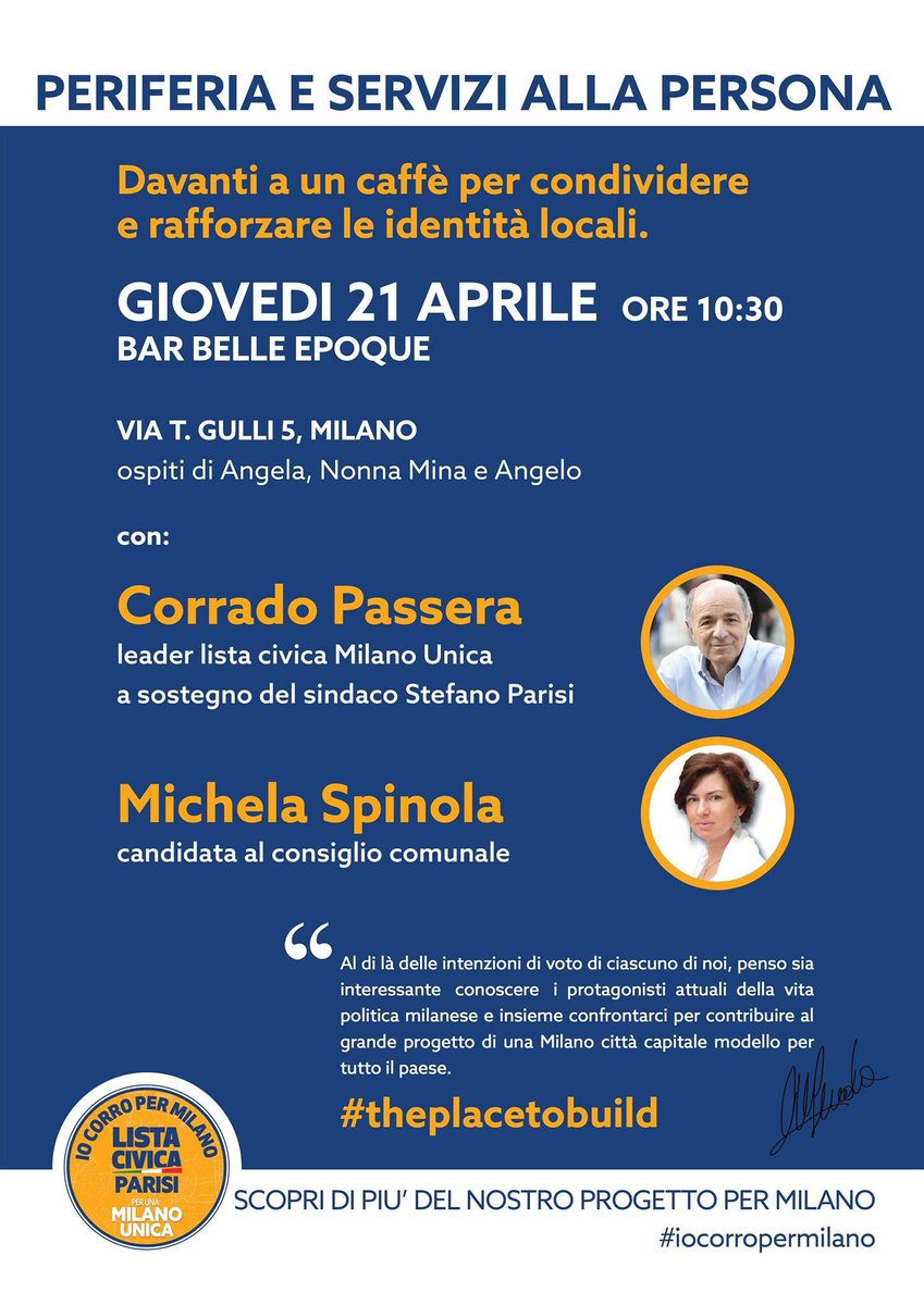 MichelaSpinola's tweet photo. Periferia identità #iocorropermilano #michelaspinola #theplacetobuild il valore delle strette di mano non ha prezzo https://t.co/tNtKE47rJj