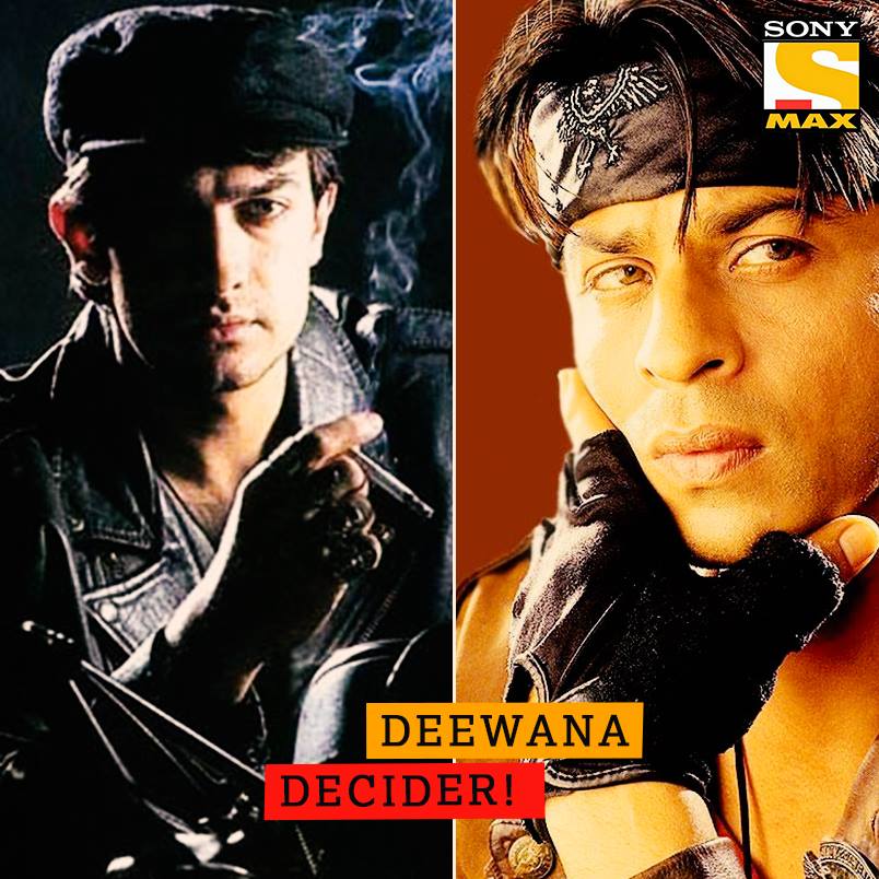 SonyMAX's tweet photo. Apun bola or ae kya bolti tu? Which actor pulled off the tapori character the best?
RT- @iamsrk 
Like- @aamir_khan https://t.co/0piRD0w315