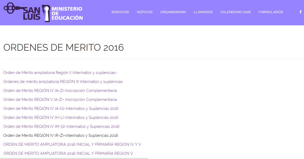 Educacion_SL's tweet photo. Regiones II y III. En el sitio encuentran los órdenes de mérito ampliatorios para interinatos @MarceloAmi #Educación https://t.co/nutqUqCz4F